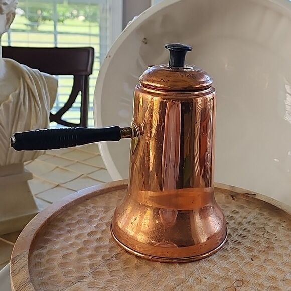 Copper Coffee Pot Coppercraft Guild Turkish Style Coffee Pot - Picture 5 of 13